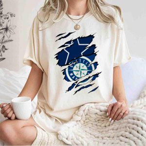 Seattle Mariners Cowboys Star Graphic T-Shirt - Casual Sportswear