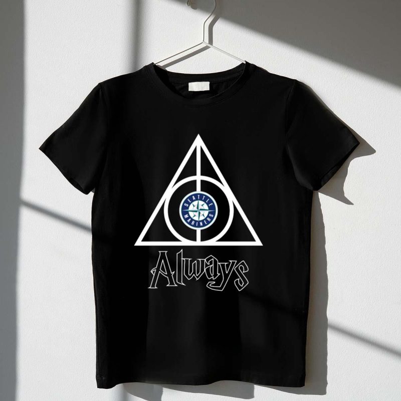Seattle Mariners Deathly Hallows Always T Shirt t shirt 1 1