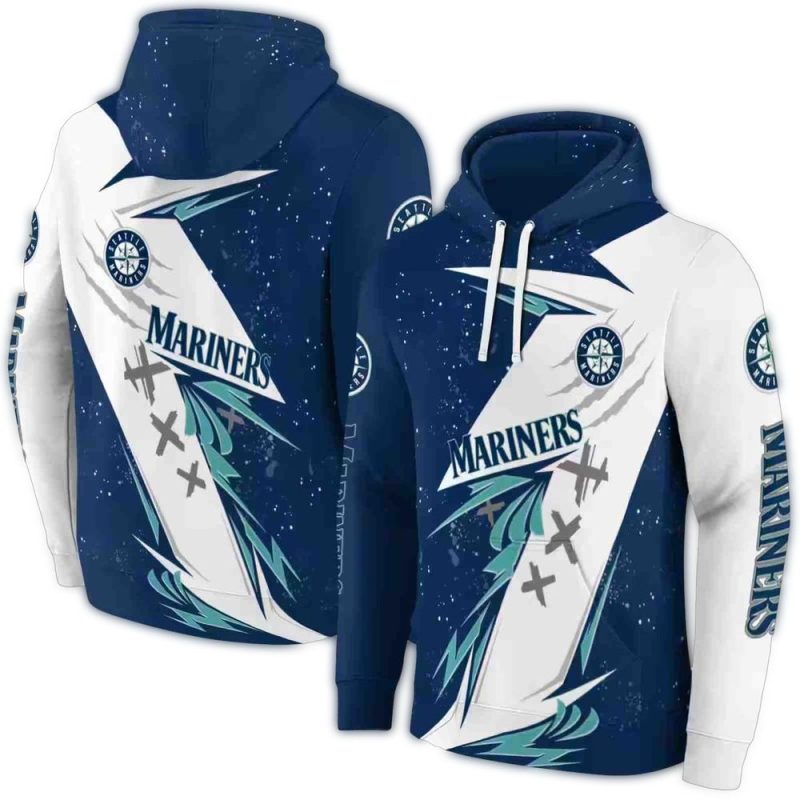 Seattle Mariners Dynamic Slash AOP Hoodie 1