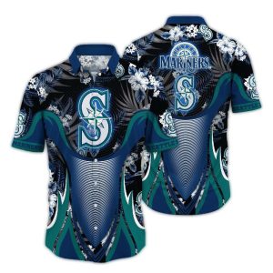 Seattle Mariners Floral Hawaiian Shirt For Men And Women