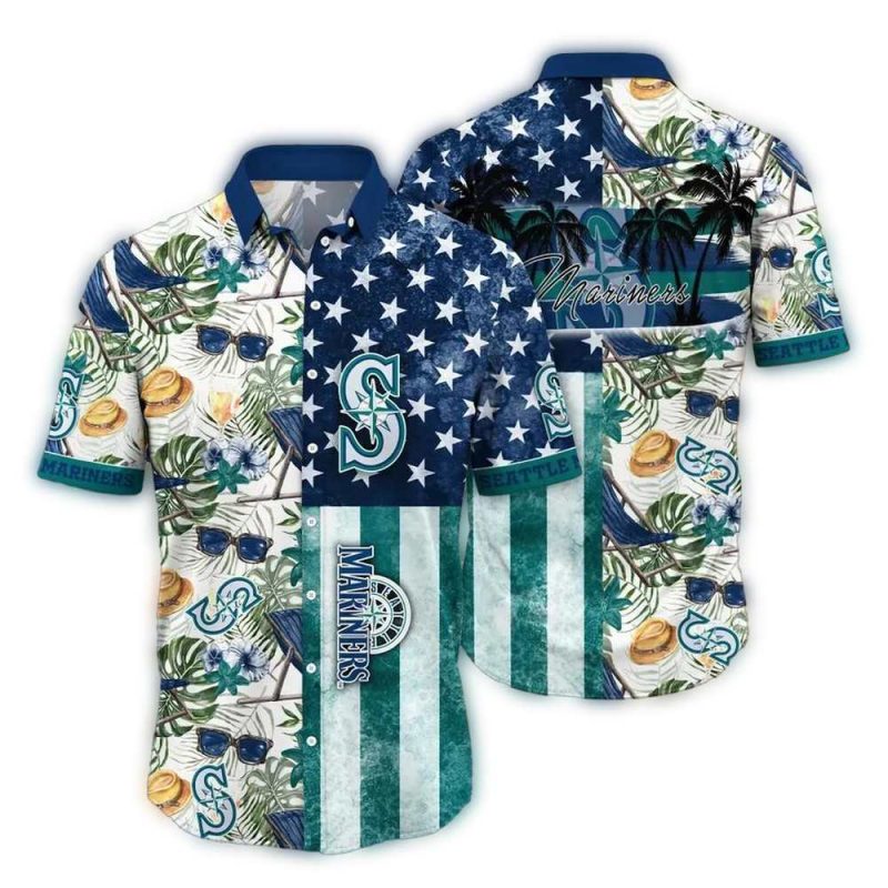 Seattle Mariners Island Escape Hawaiian Shirt 1