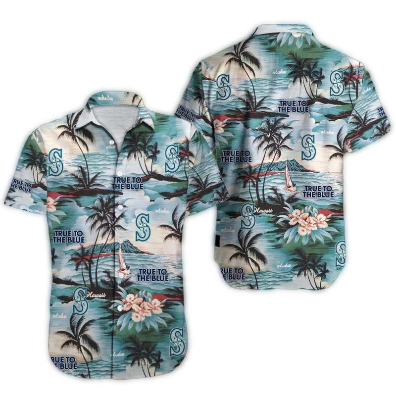 Seattle Mariners Island Tropical Hawaiian Shirt 1
