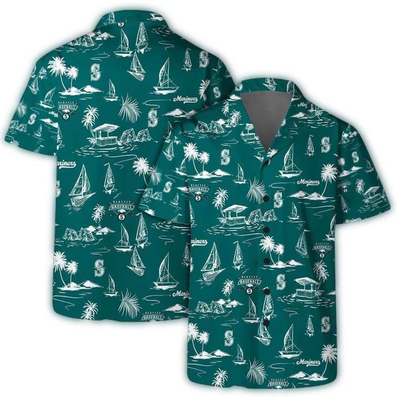 Seattle Mariners Island Vibes Hawaiian Shirt 1