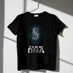 Seattle Mariners It'S In My Dna Fingerprint T-Shirt For Fans
