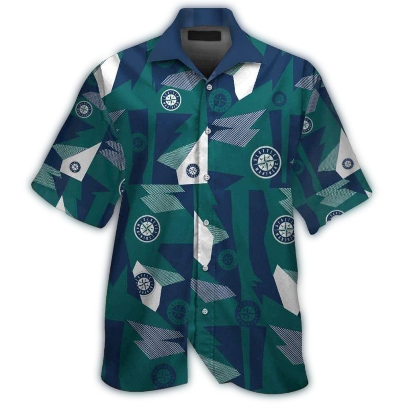 Seattle Mariners Logo Hawaiian Shirt 1