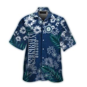 Seattle Mariners Floral Pattern Hawaiian Shirt For Fans And Beach Lovers