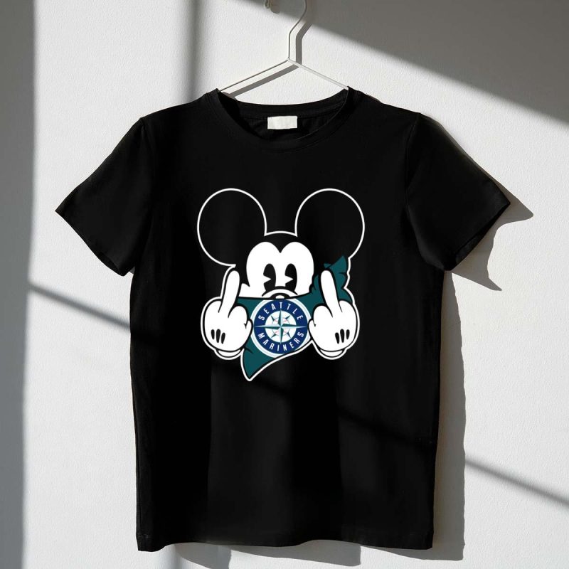 Seattle Mariners Mickey Gesture T Shirt t shirt 1 1