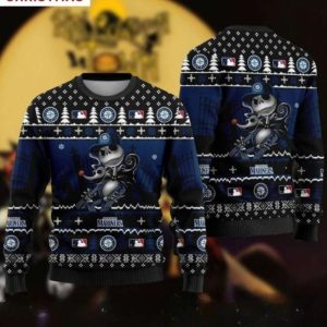 Seattle Mariners Nightmare Before Christmas Ugly Sweater For Fans