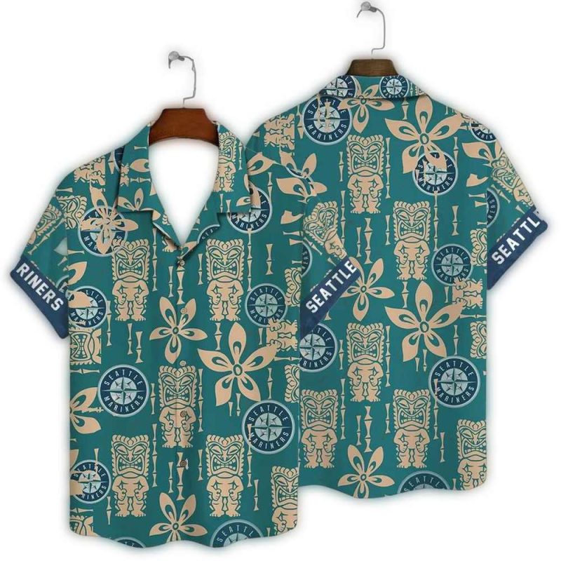 Seattle Mariners Paradise Wave Hawaiian Shirt 1