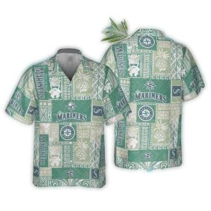 Seattle Mariners Pineapple Tiki Hawaiian Shirt For Summer Fun