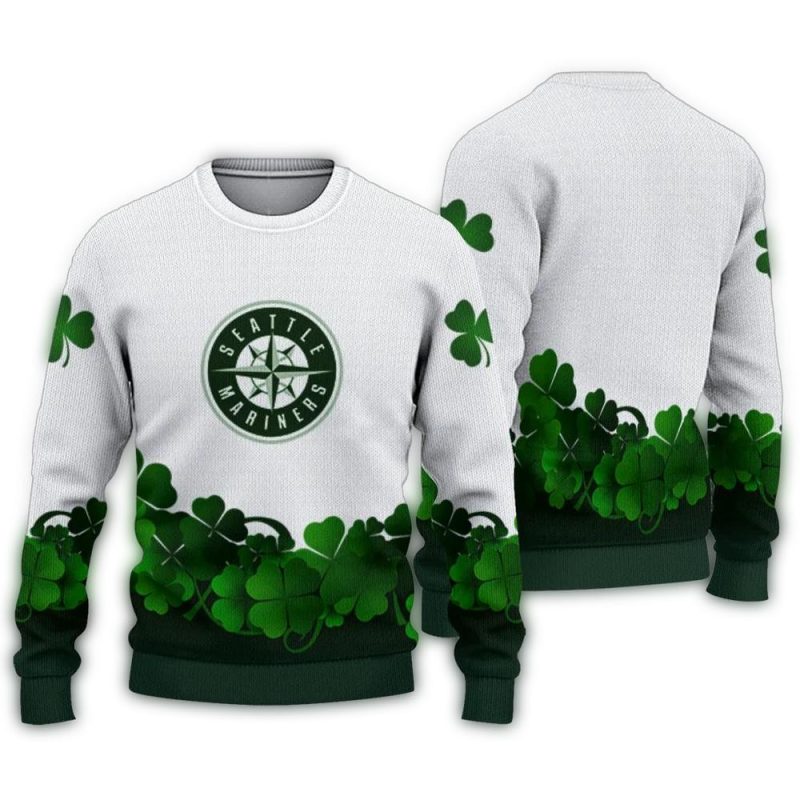 Seattle Mariners St Patrick Ugly Sweater 1
