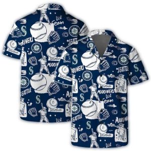 Seattle Mariners Hawaiian Shirt - Summer Escape Style For Fans