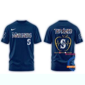 Seattle Mariners Teacher Night 2025 All Over Print T Shirt