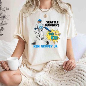 Ken Griffey Jr 24 Seattle Mariners T-Shirt - Retro Baseball Tee