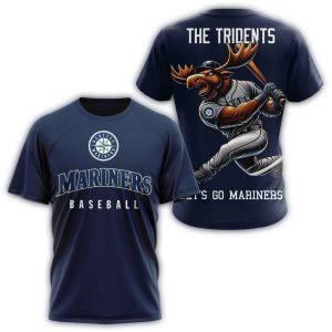 Seattle Mariners The Tridents Lets Go Mariners All Over Print T Shirt