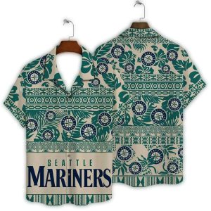 Seattle Mariners Tropical Palms Hawaiian Shirt For Summer Fun