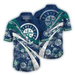 Seattle Mariners Tropical Surf Hawaiian Shirt For Beach Lovers
