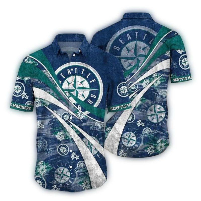 Seattle Mariners Tropical Surf Hawaiian Shirt 1