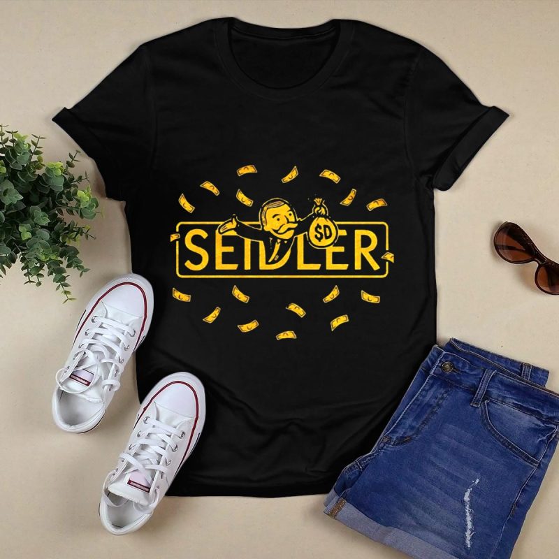 Seidler San Diego Padres Monopoly Money T Shirt Black 1