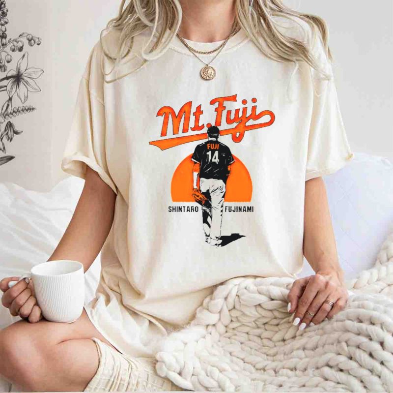 Shintaro Fujinami Mt Fuji Baseball Baltimore Orioles T Shirt t shirt 1 1