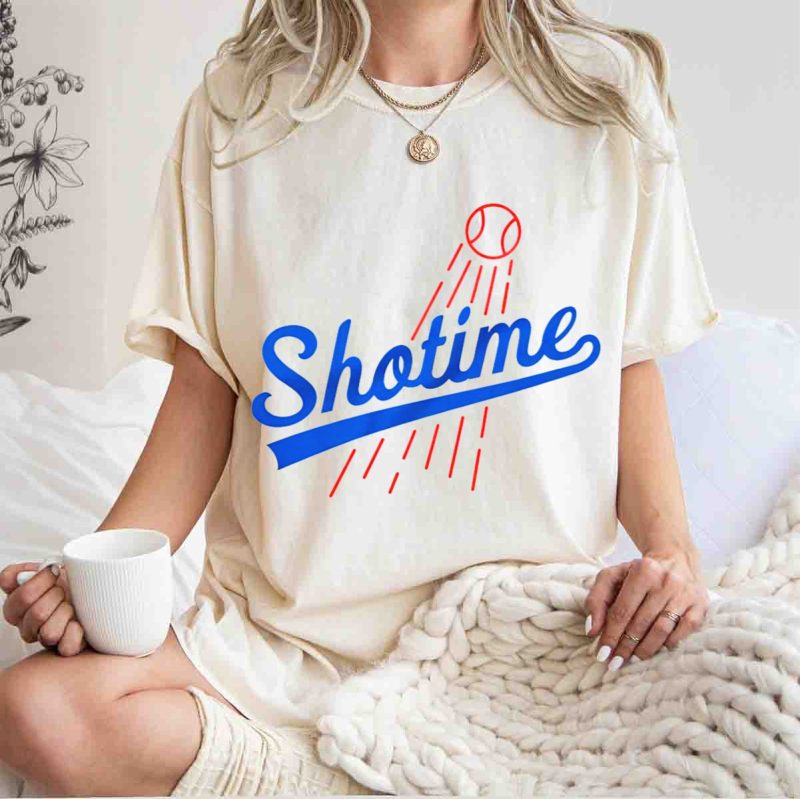 Shotime Baseball Dodgers Los Angeles T Shirt.jpeg t shirt 1 1