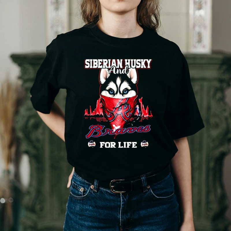 Siberian Husky Braves For Life T-Shirt - Perfect Gift For Dog Lovers - Image 2