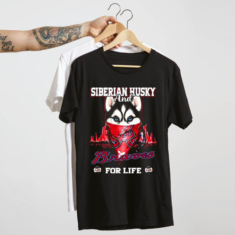 Siberian Husky Braves For Life T-Shirt - Perfect Gift For Dog Lovers - Image 4