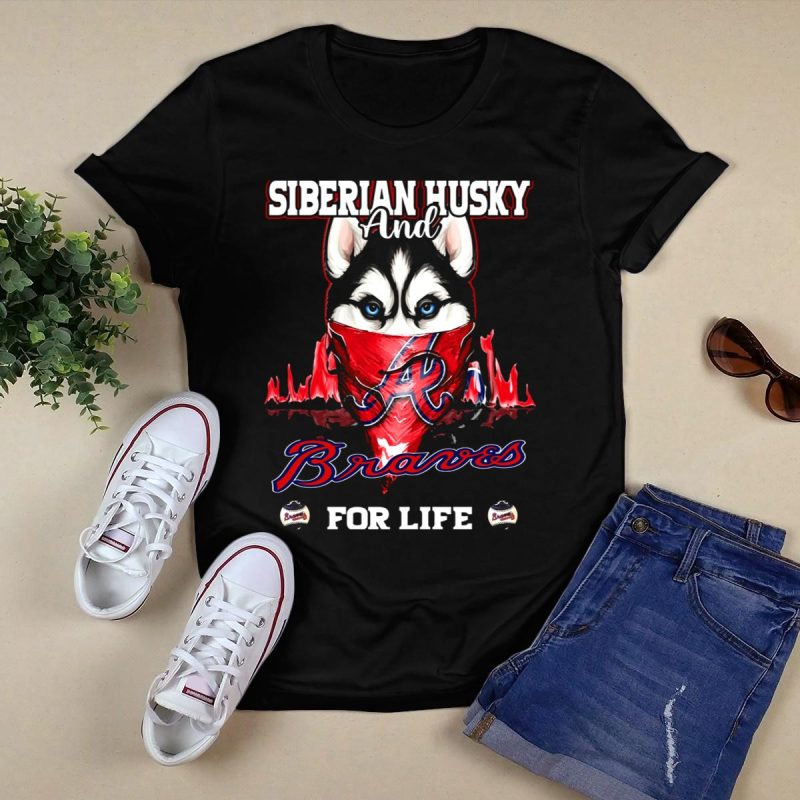 Siberian Husky Braves For Life T-Shirt - Perfect Gift For Dog Lovers - Image 5