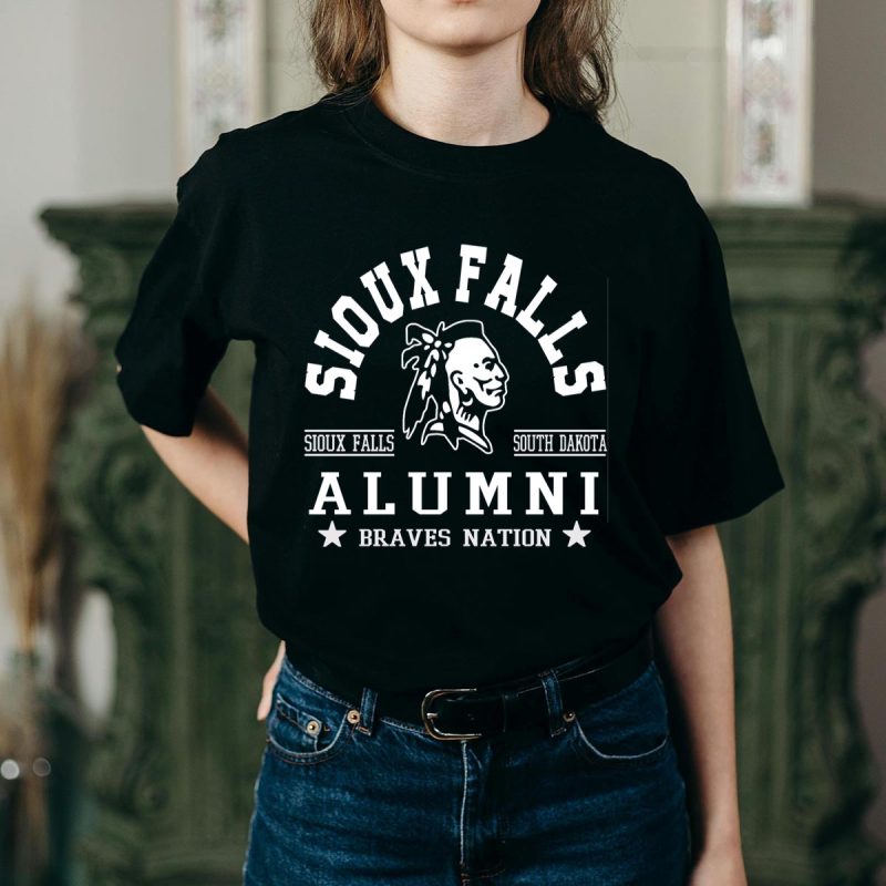 Sioux Falls South Dakota Braves Nation Alumni T-Shirt - Celebrate Your Pride! - Image 2