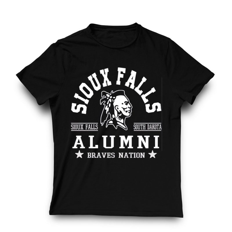 Sioux Falls South Dakota Braves Nation Alumni T-Shirt - Celebrate Your Pride! - Image 3