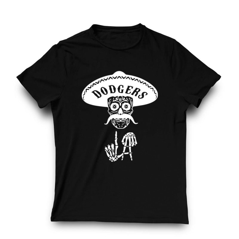 Skull Graphic Los Angeles Dodgers T-Shirt for Fans and Collectors - Image 3