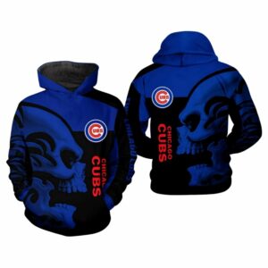 Skull with chicago cubs 3d hoodie 1.jpg