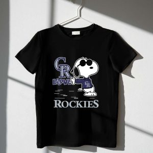 Snoopy Colorado Rockies Love T-Shirt - Cute Baseball Fan Apparel