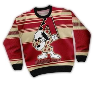 Snoopy Dance Dabb Arizona Diamondbacks Ugly Sweater