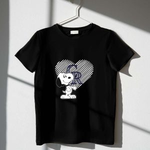 Snoopy Heart Love Colorado Rockies T-Shirt For Fans And Collectors