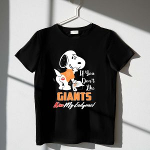 Snoopy Kiss My Endzone San Francisco Giants T-Shirt For Fans