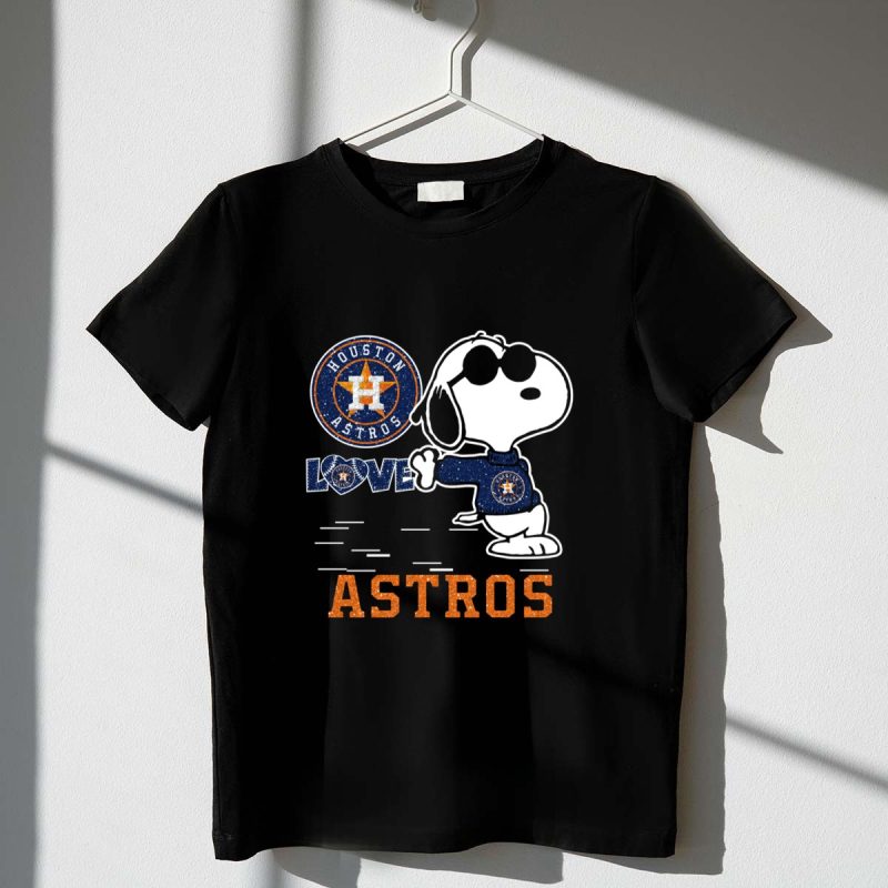 Snoopy Love Houston Astros Astros T Shirt t shirt 1 1