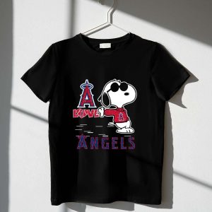 Snoopy Love Los Angeles Angels T-Shirt For Fans And Collectors