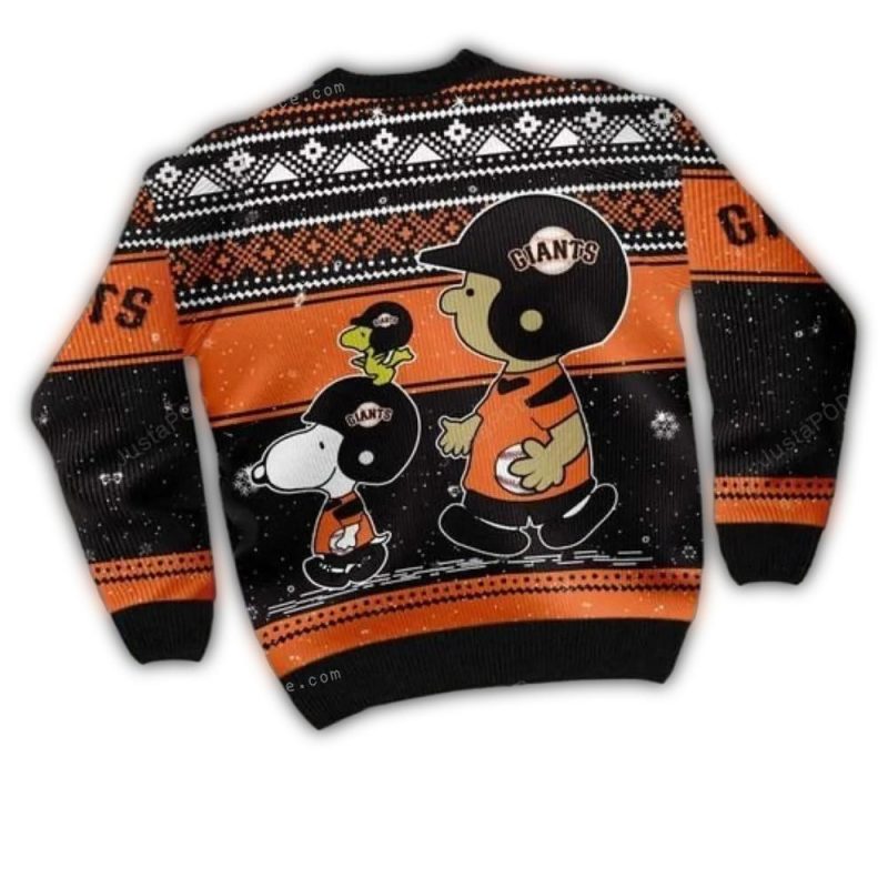 Snoopy San Francisco Giants Ugly Sweater 1