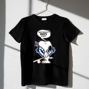 Snoopy Tampa Bay Rays Fans T-Shirt – Fun Design For Haters Supporters