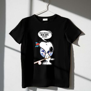 Snoopy Toronto Blue Jays Haters Graphic T-Shirt For Fans