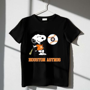 Snoopy Houston Astros T-Shirt With Logo - Fun & Stylish Design