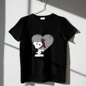 Snoopy Los Angeles Angels Heart Iconic T-Shirt For Fans
