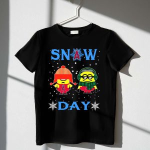 Los Angeles Angels Minions Winter T-Shirt For Snowy Days