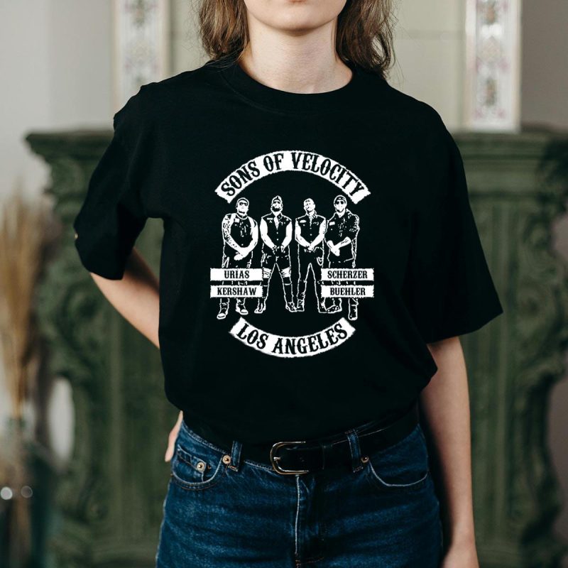 Sons Of Velocity Los Angeles Graphic T-Shirt for Men and Women - Image 2