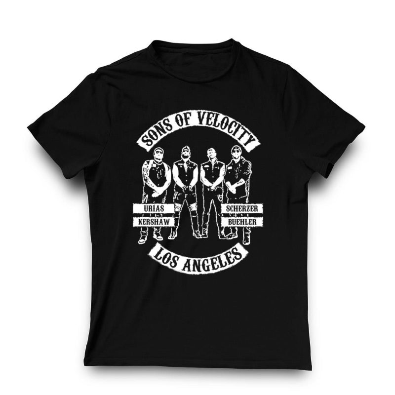 Sons Of Velocity Los Angeles Graphic T-Shirt for Men and Women - Image 3