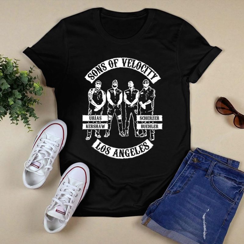 Sons Of Velocity Los Angeles Graphic T-Shirt for Men and Women - Image 5
