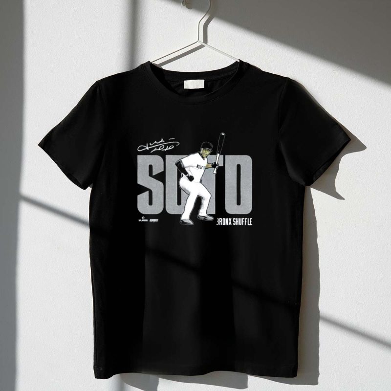 Soto Bronx Shuffle New York Yankees Player Signature T Shirt t shirt 1 1