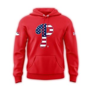 Philadelphia Phillies All Over Print Hoodie for Fourth of July Celebration