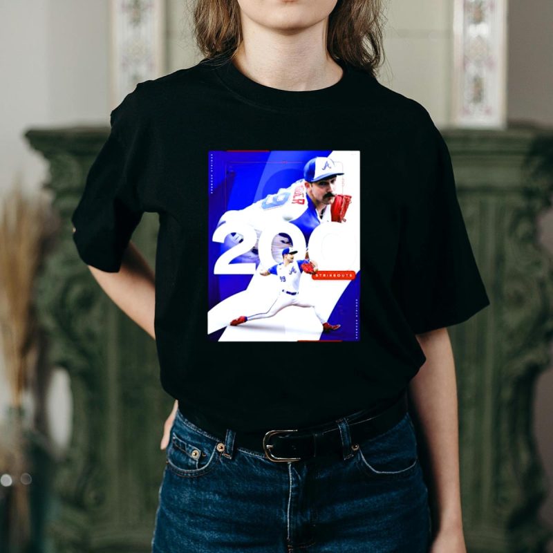 Spencer Strider 200 Strikeouts Milestone T-Shirt For Braves Fans - Image 2